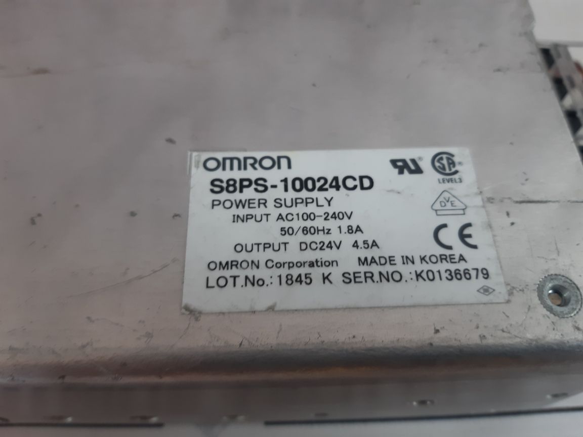 Omron S8Ps-10024Cd Power Supply