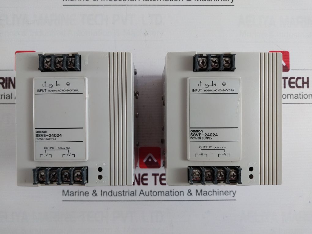 Omron S8Ve-24024 Power Supply Dc24V 10A Out 100-240Vac In