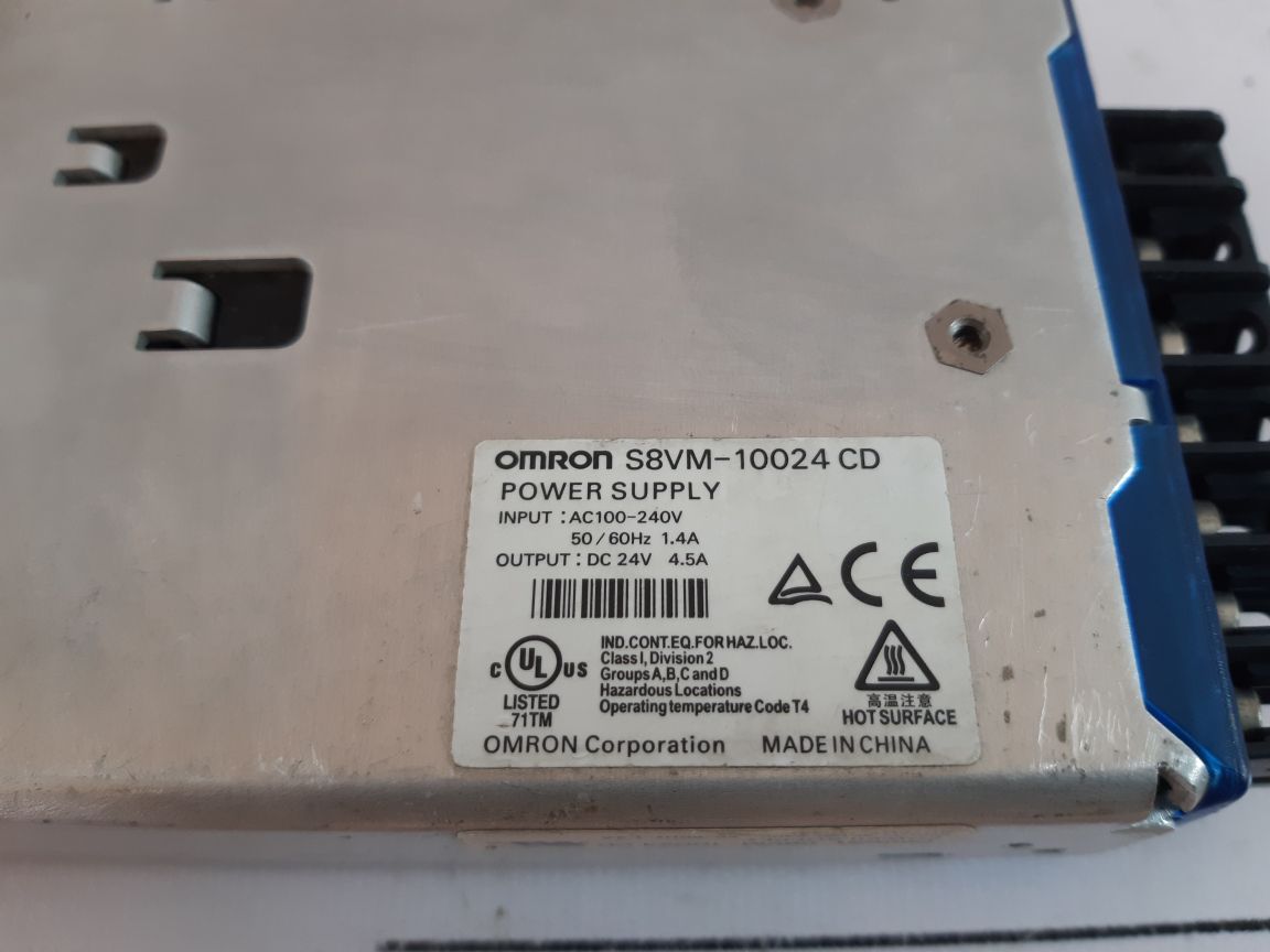 Omron S8Vm-10024 Cd Power Supply