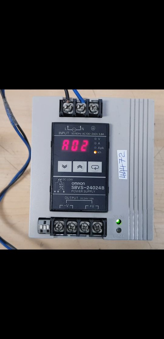 Omron s8vs-24024b power supply ac100-240v 3.8a