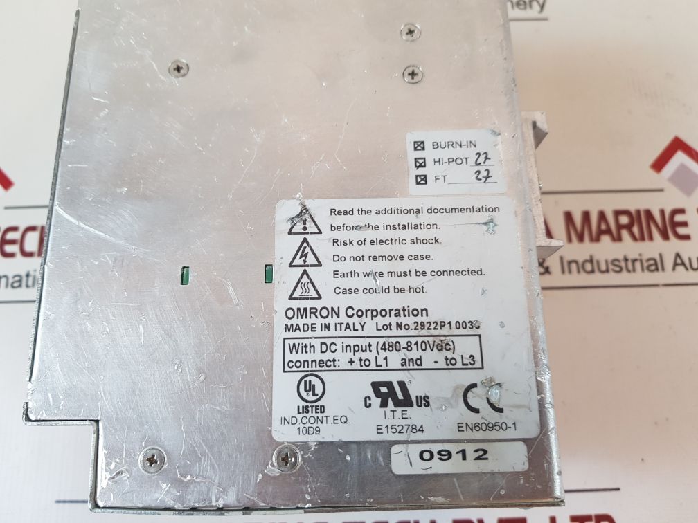 Omron S8Vt-f48024E Panel Mount Power Supply