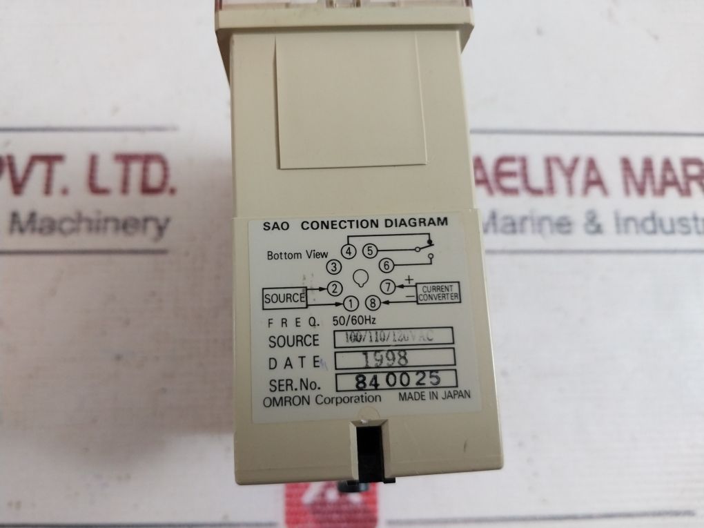 Omron Sao-q1N Current Sensor 120Vac