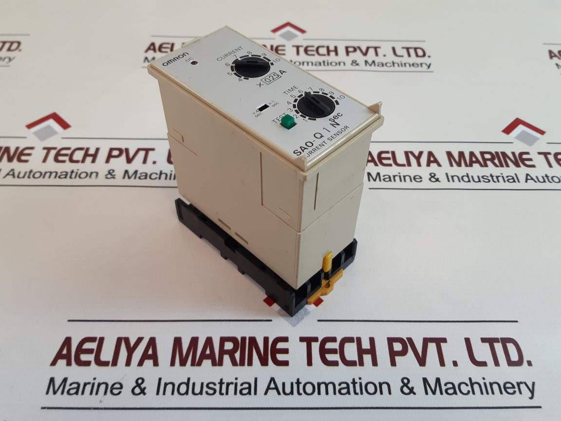 Omron Sao-q1N Current Sensor With Base
