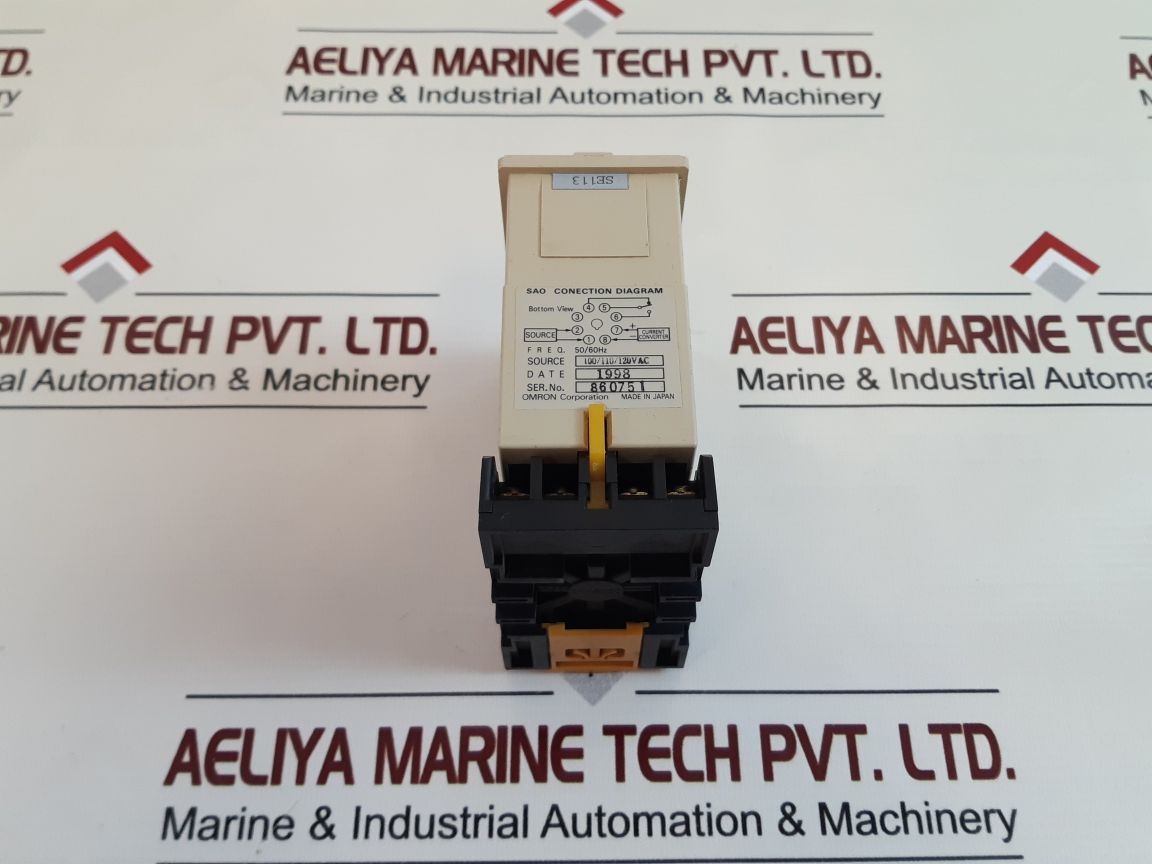 Omron Sao-q1N Current Sensor With Base
