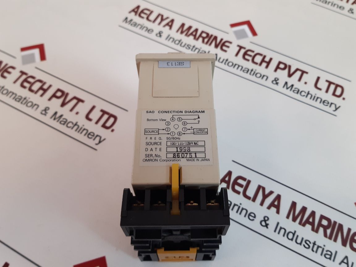 Omron Sao-q1N Current Sensor With Base
