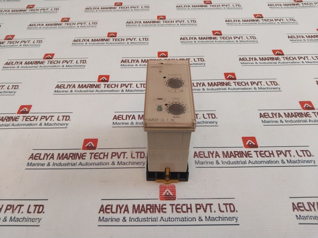 Omron Sao-q1N Current Sensor With Base 100/110/120Vac 50/60Hz