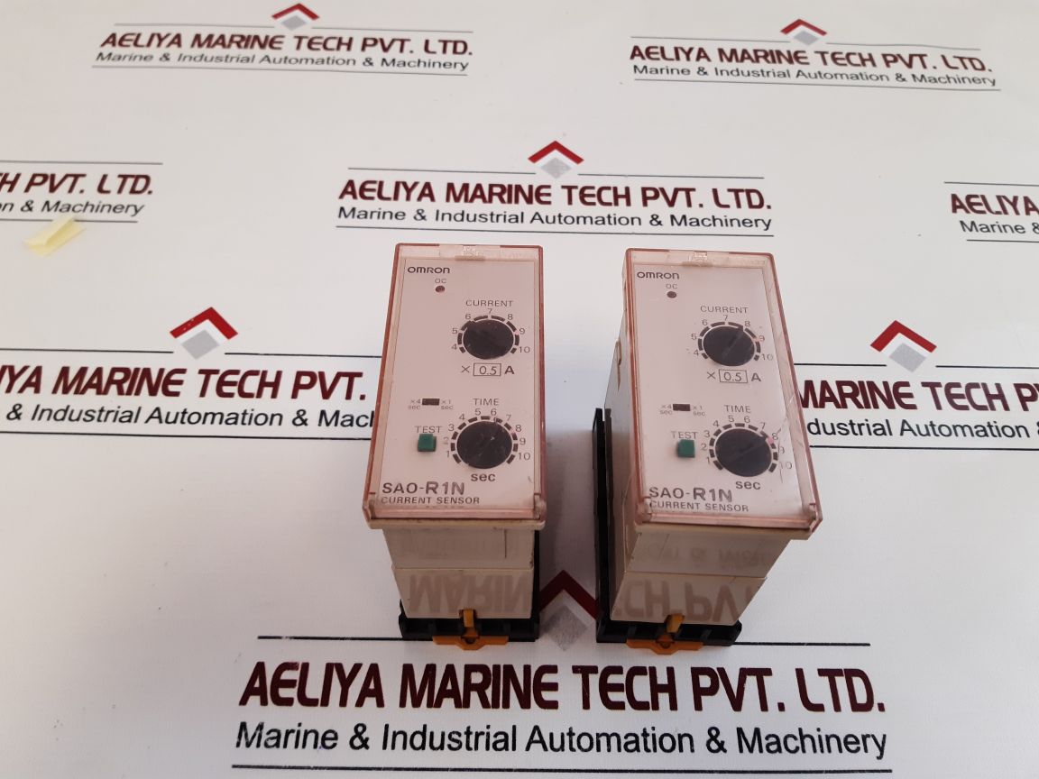 Omron Sao-r1N Current Sensor With Base 4 To 10 X 0.5A
