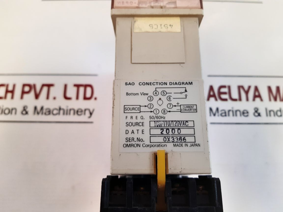 Omron Sao-r1N Current Sensor 4 To 10 X 1A