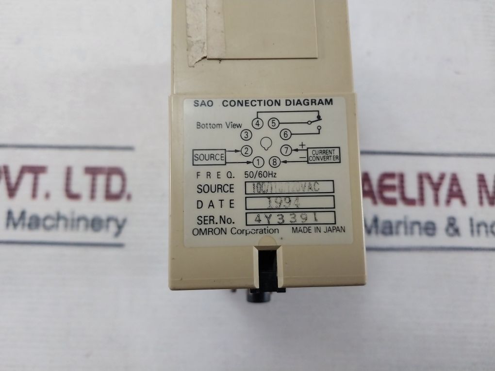 Omron Sao-r1N Current Sensor 1-10 Sec