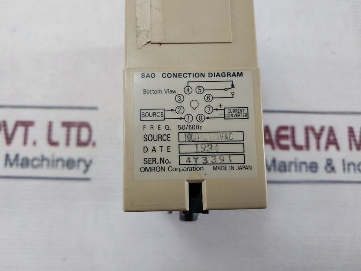 Omron Sao-r1N Current Sensor 1-10 Sec