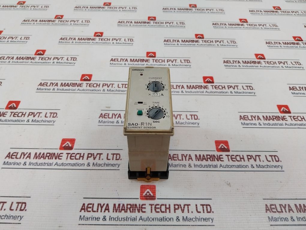 Omron Sao-r1N Current Sensor With Base 1-10 Sec 50/60Hz