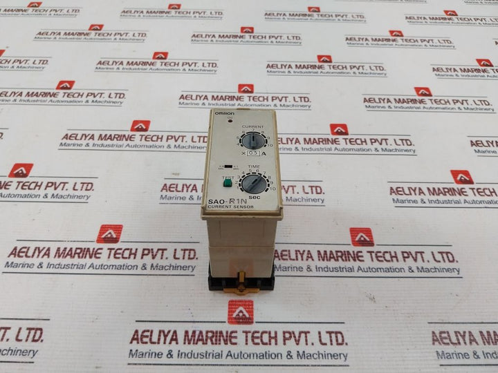 Omron Sao-r1N Current Sensor With Base 1-10 Sec 50/60Hz