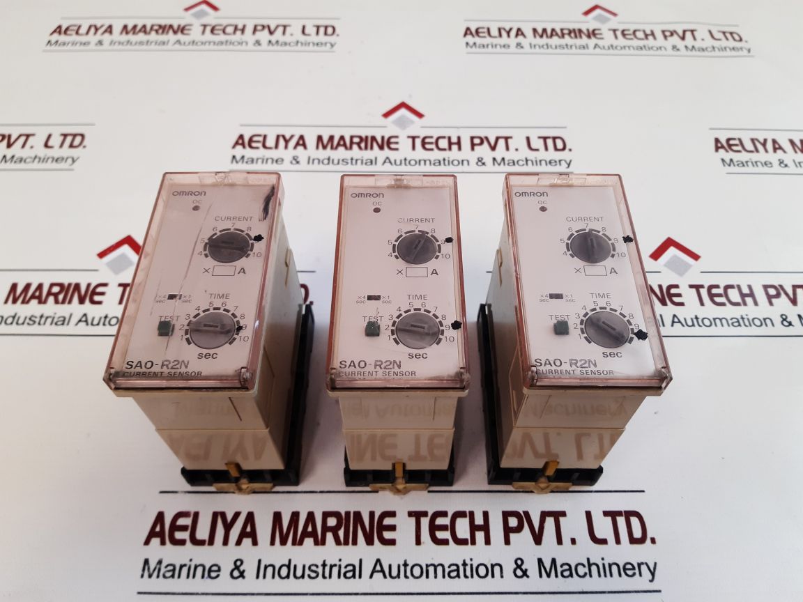 Omron Sao-r2N Current Sensor With Base 200/220/240Vac