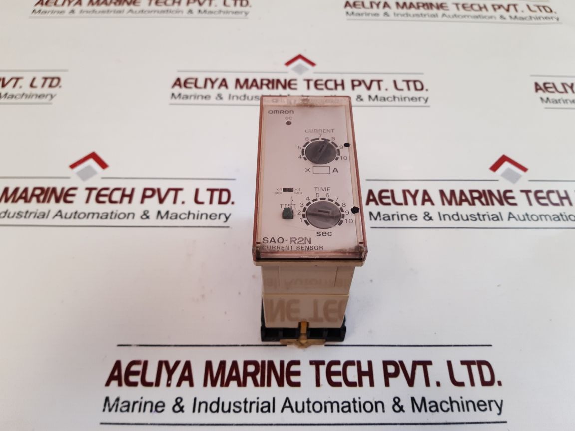 Omron Sao-r2N Current Sensor With Base 200/220/240Vac