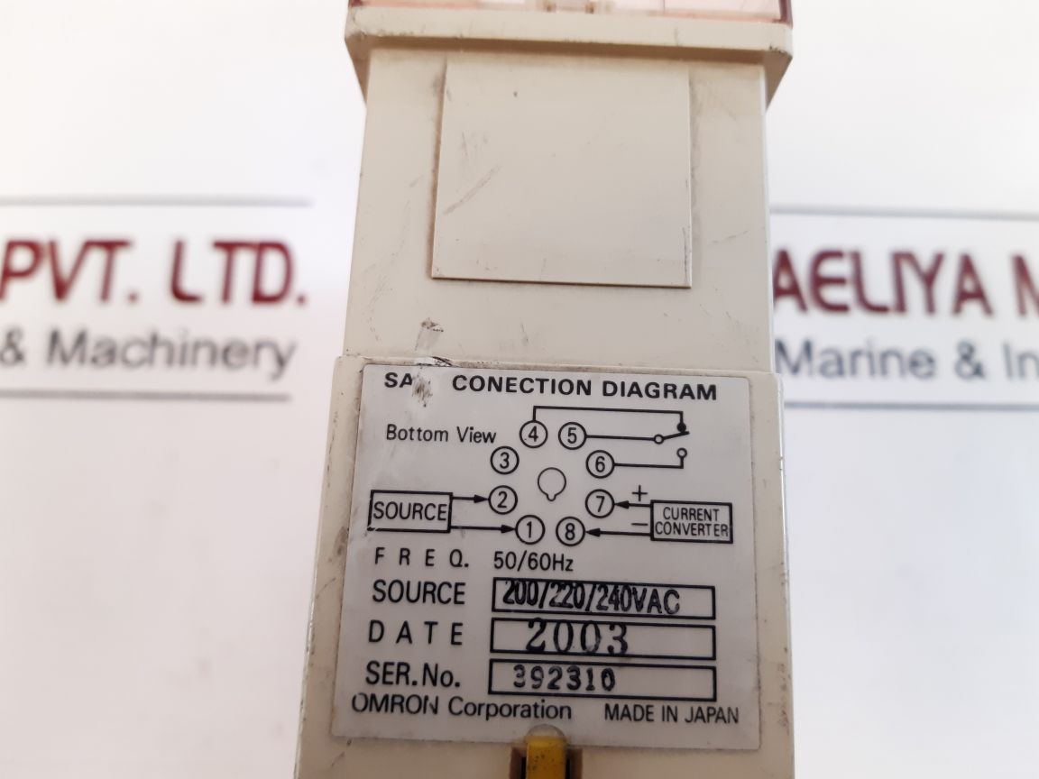 Omron Sao-r2N Current Sensor With Base 200/220/240Vac
