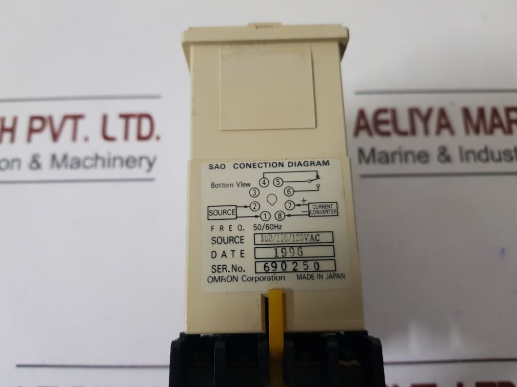 Omron Sao-s1N Current Sensor 100/110/120V Ac