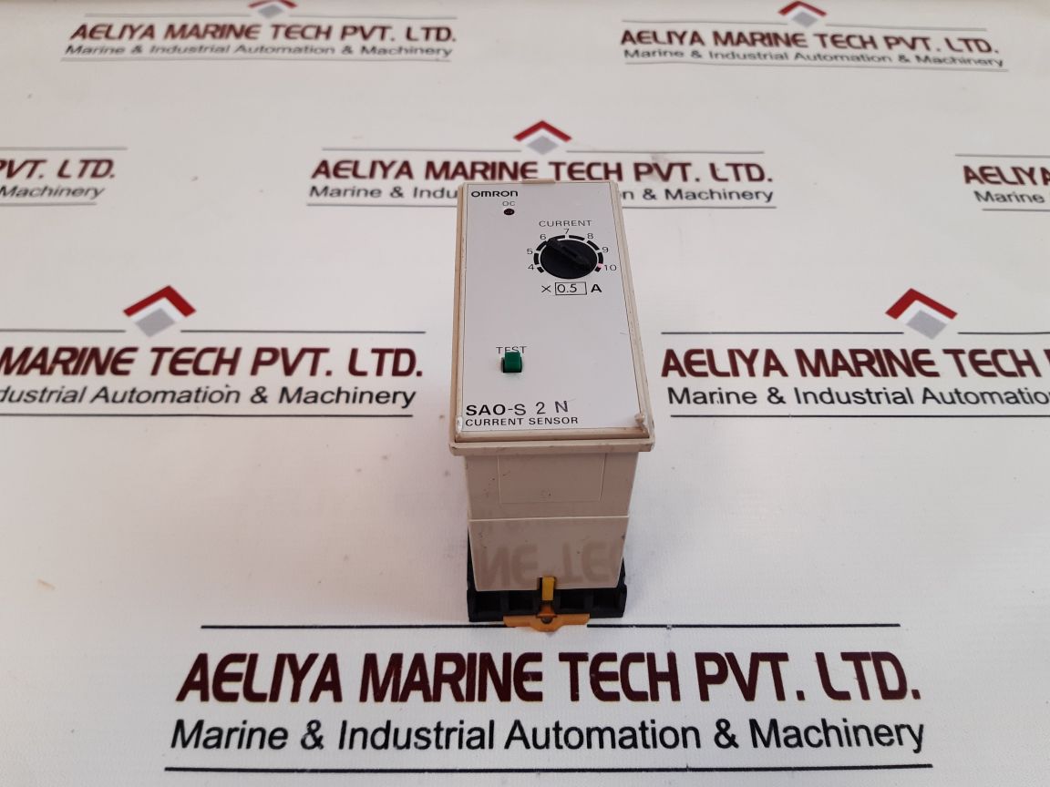 Omron Sao-s 2 N Current Sensor 4 To 10 X 0.5 A With Base