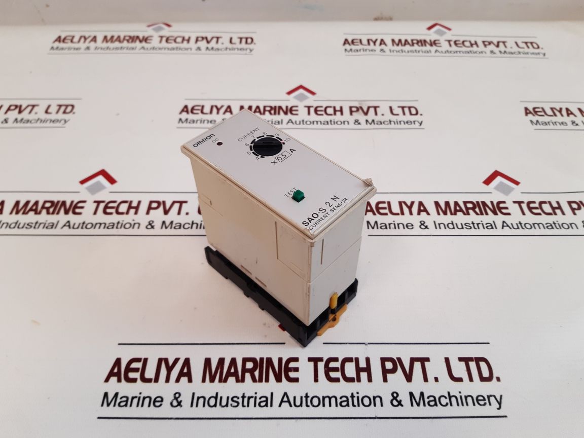 Omron Sao-s 2 N Current Sensor 4 To 10 X 0.5 A With Base