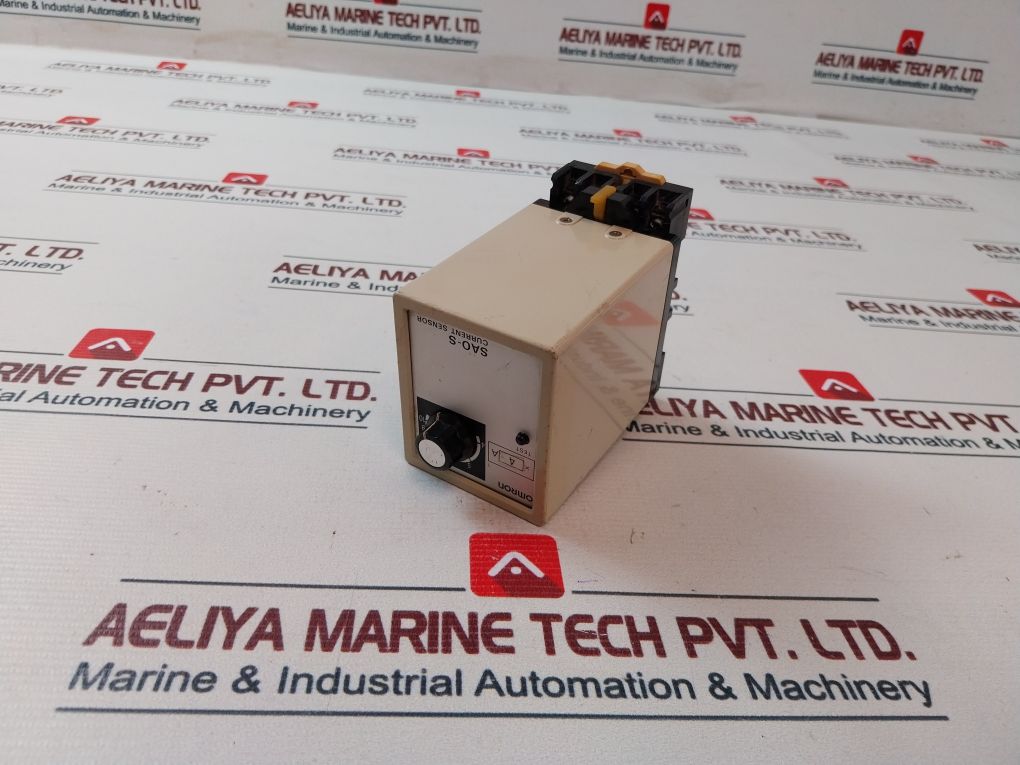 Omron Sao-s Current Sensor 110 Vac With Base