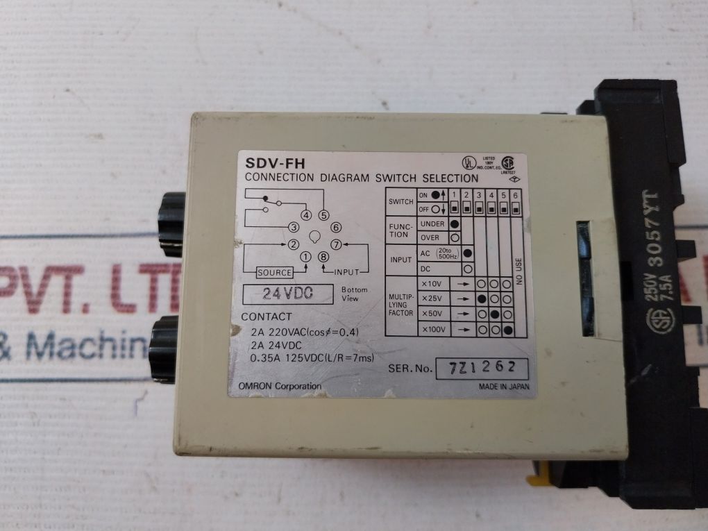 Omron Sdv-fh2 Voltage Sensor 2A
