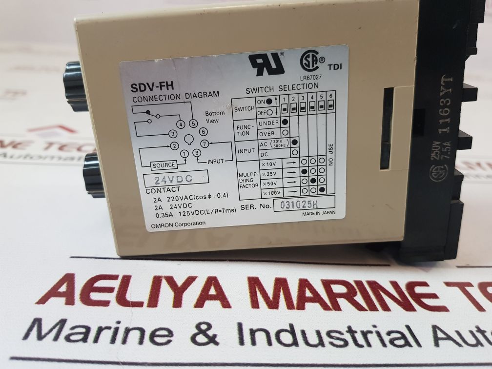 Omron Sdv-fh2 Voltage Sensor Free Shipping