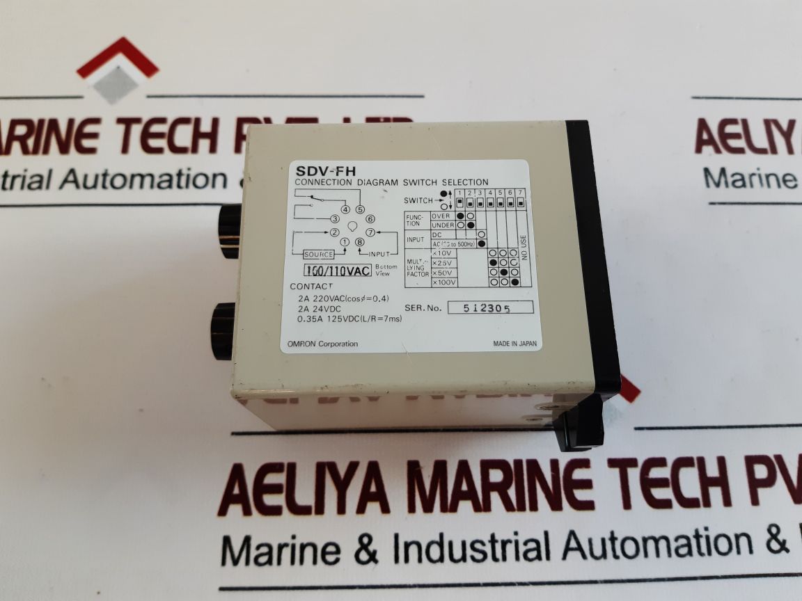 Omron Sdv-fh6 Voltage Sensor