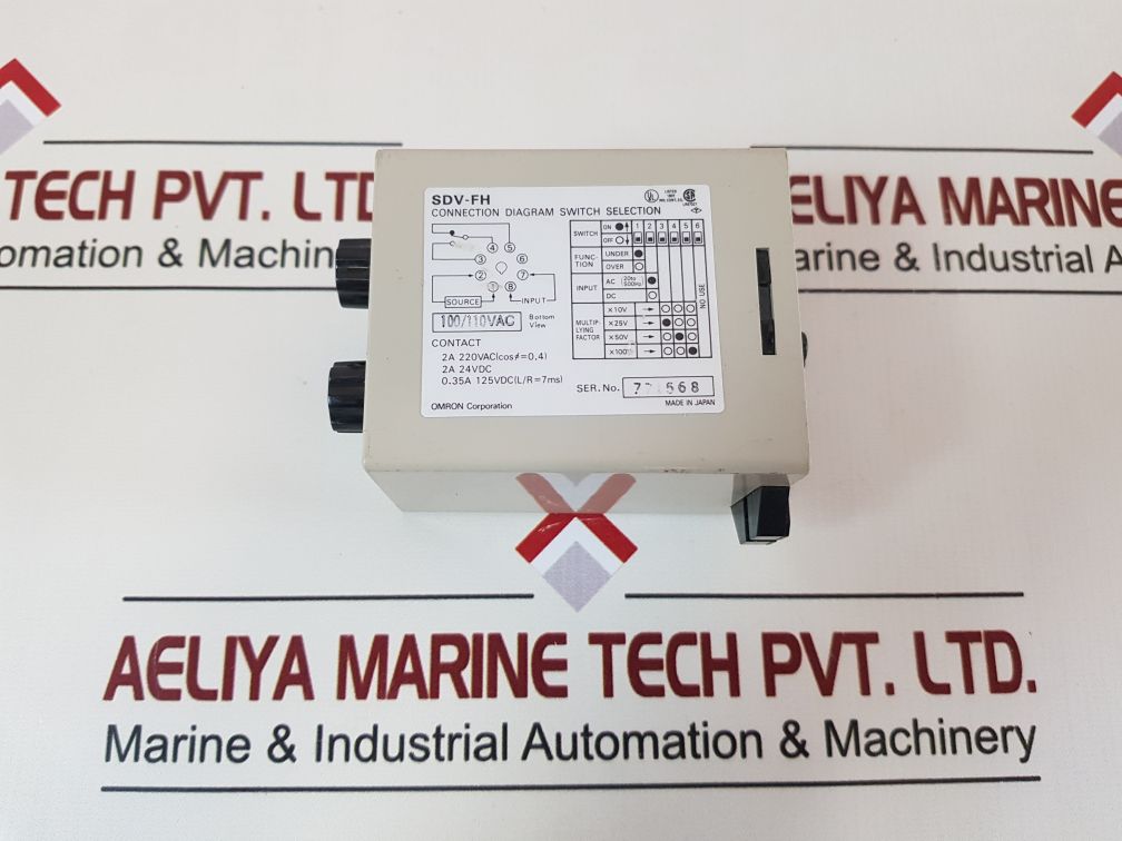 Omron Sdv-fh6 Voltage Sensor