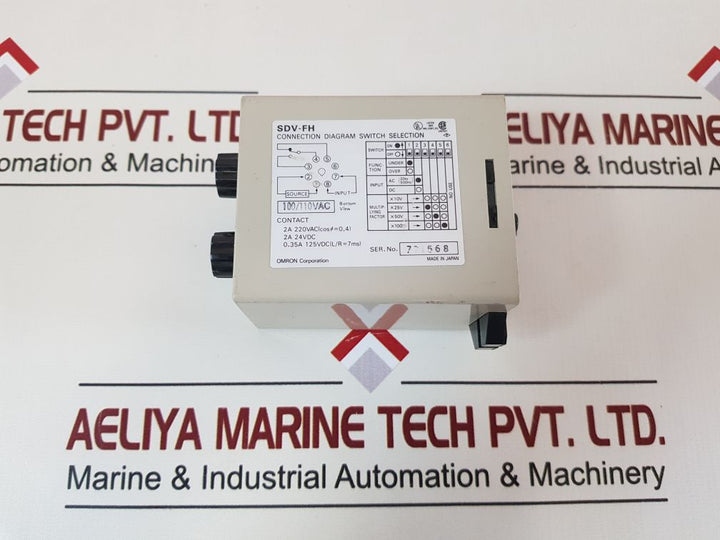 Omron Sdv-fh6 Voltage Sensor