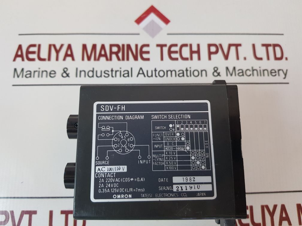 Omron Sdv-fh6 Voltage Sensor 