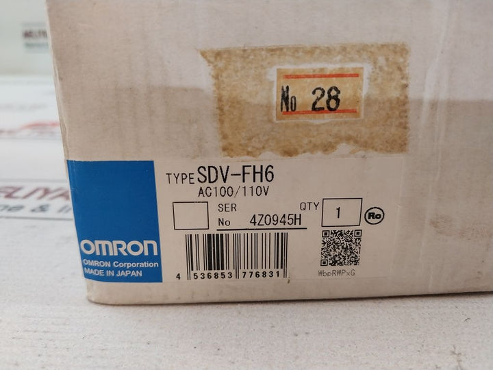 Omron Sdv-fh6 Voltage Sensor 110Vac