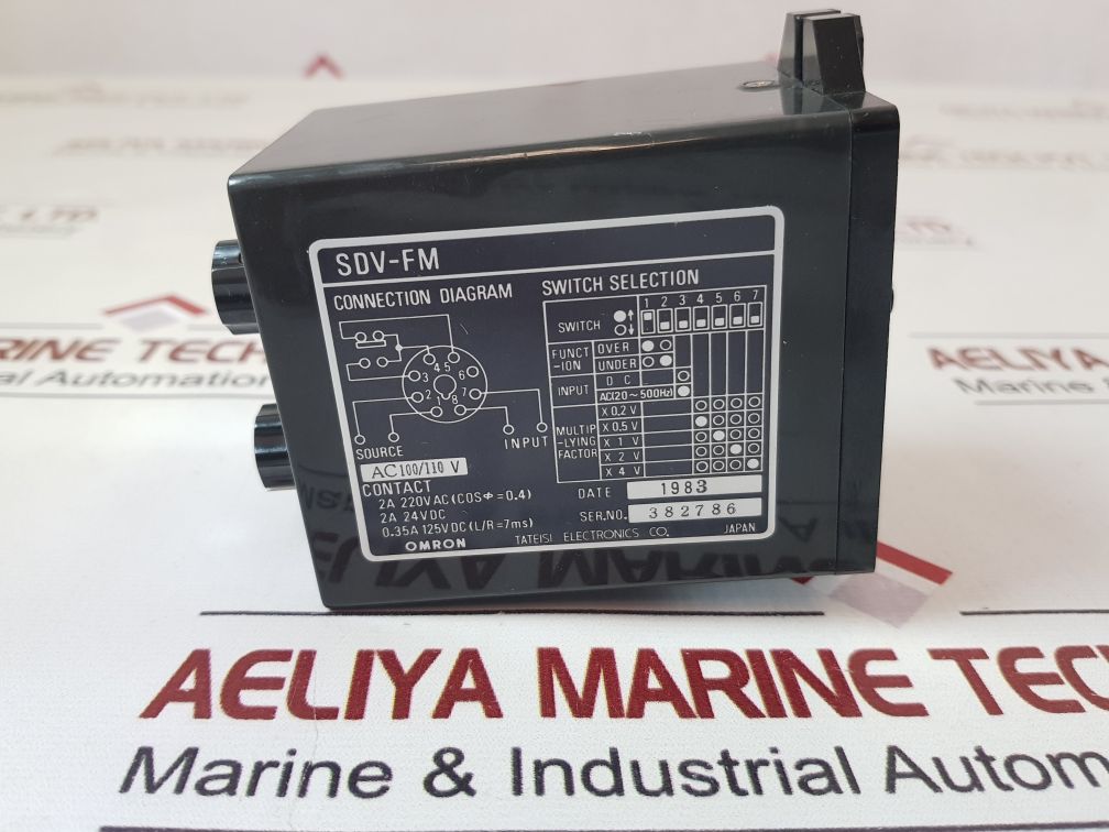 Omron Sdv-fm6 Voltage Sensor With Base