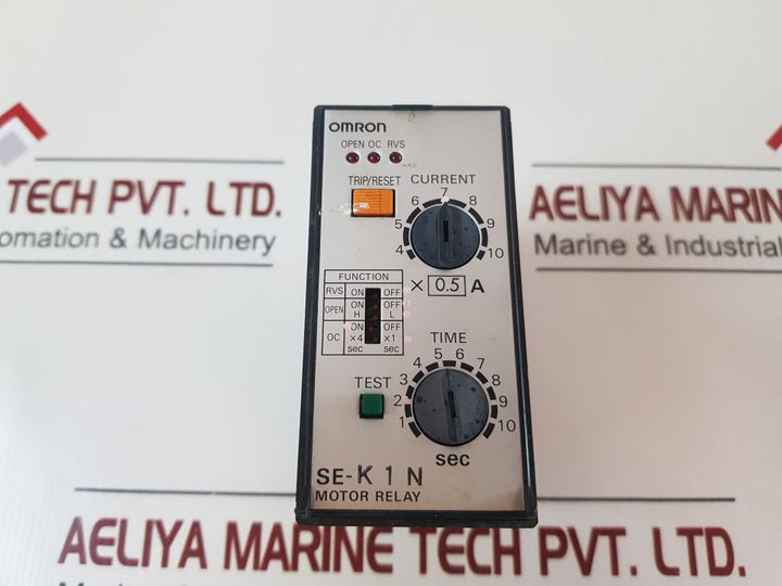 Omron Se-k1N Motor Relay 1 To 10 Sec
