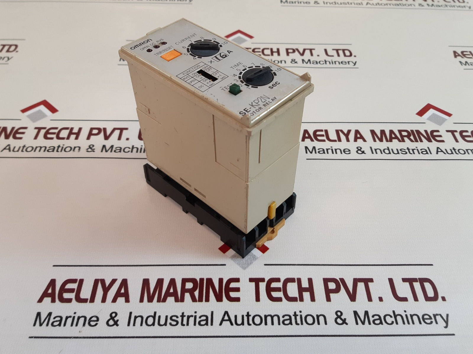 Omron Se-kp2N Motor Protection Relay With Base
