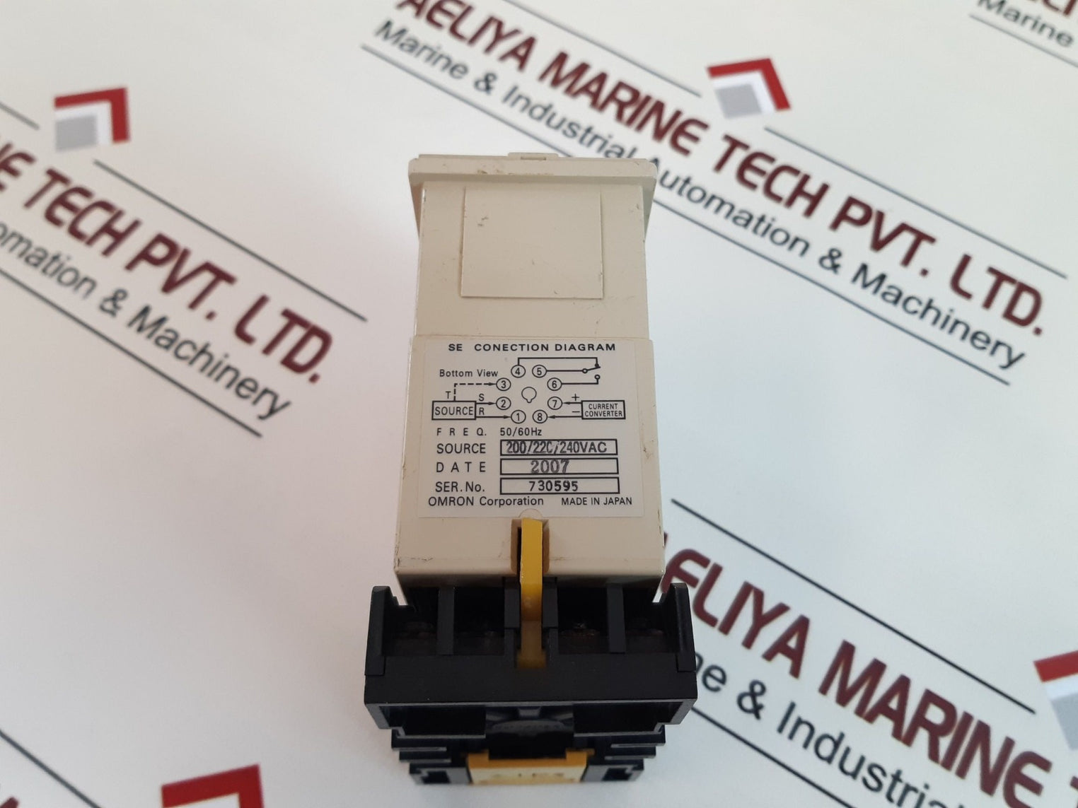 Omron Se-kp2N Motor Protection Relay With Base
