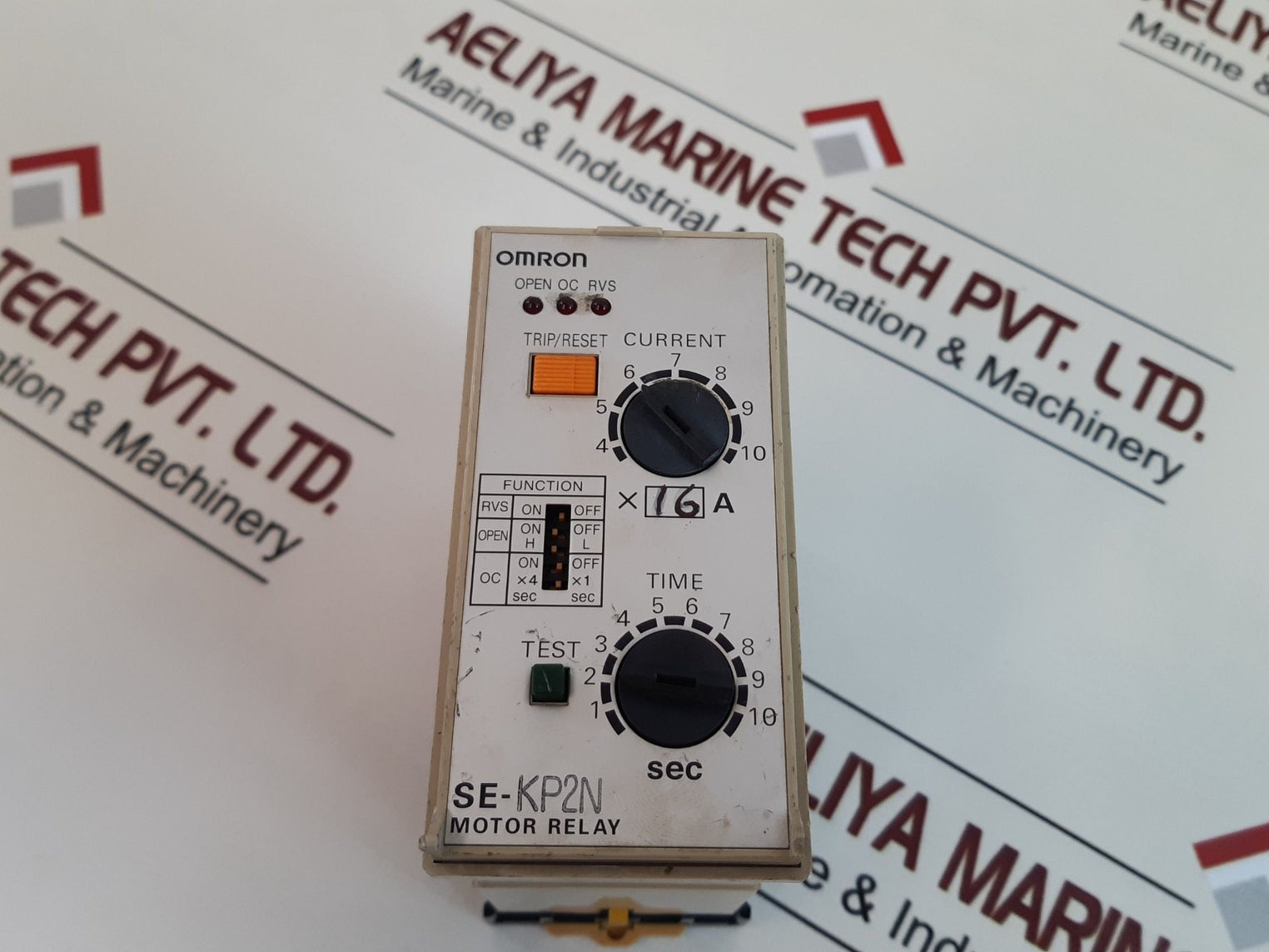 Omron Se-kp2N Motor Protection Relay With Base
