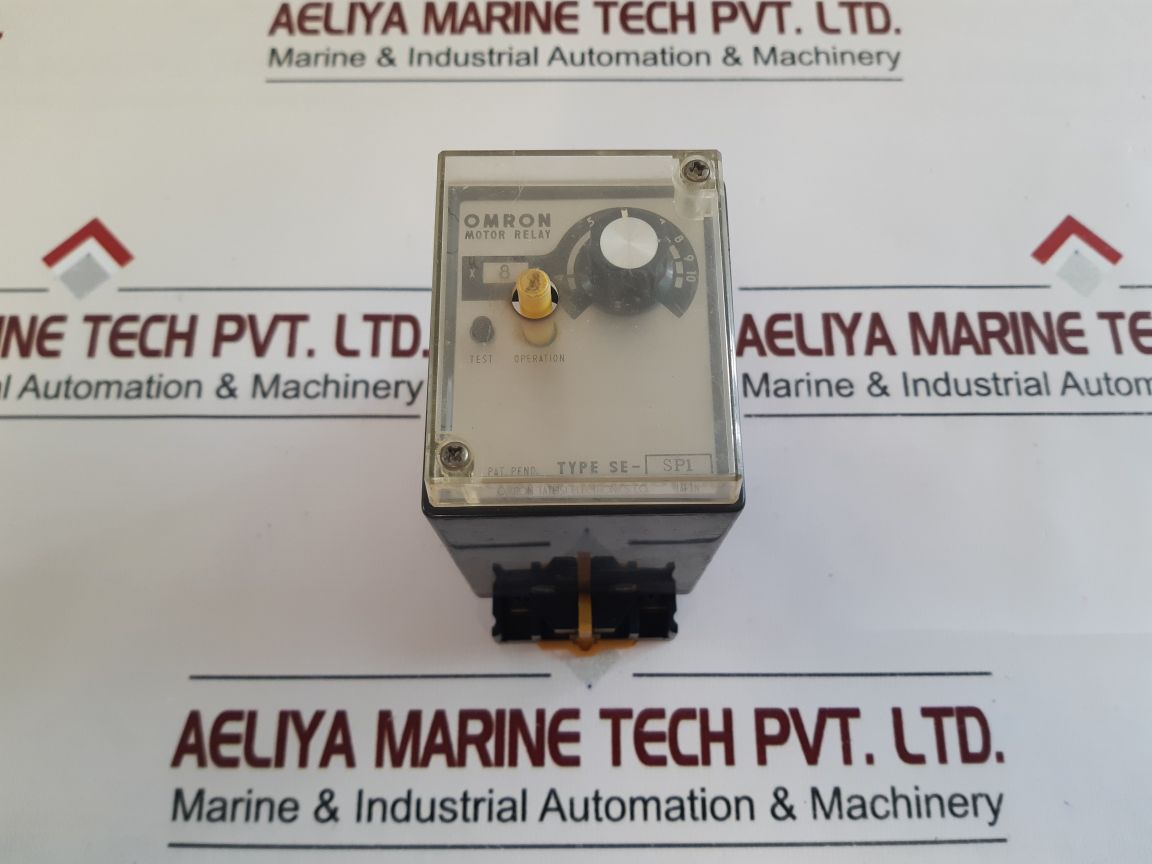 Omron Se-sp1 Motor Relay Time:2~S With Base