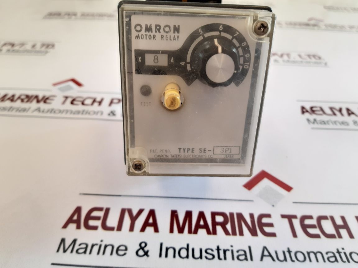Omron Se-sp1 Motor Relay Time:2~S With Base