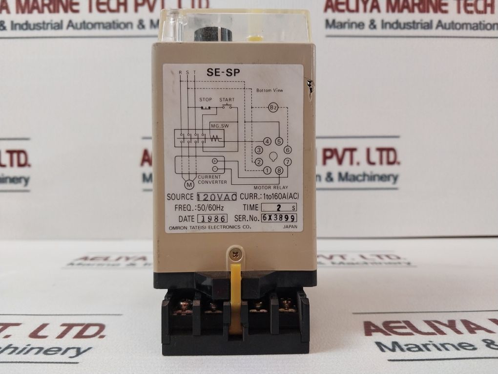 Omron Se-sp1 Motor Relay 120Vac 50/60Hz