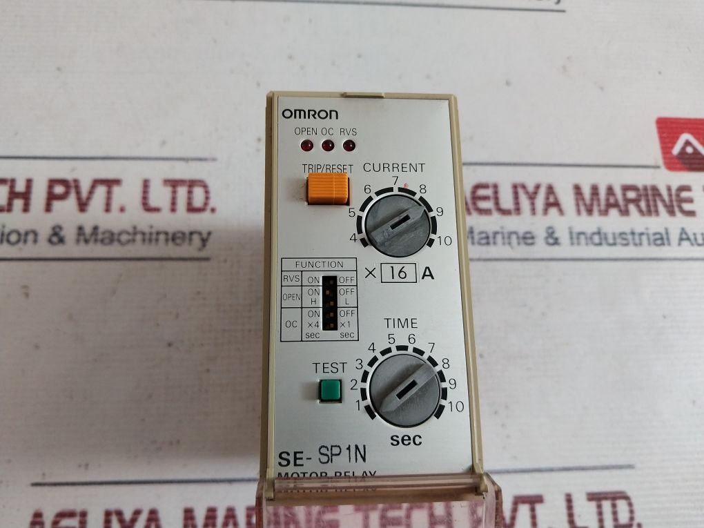 Omron Se-sp1N Motor Relay 1 To 10 Sec