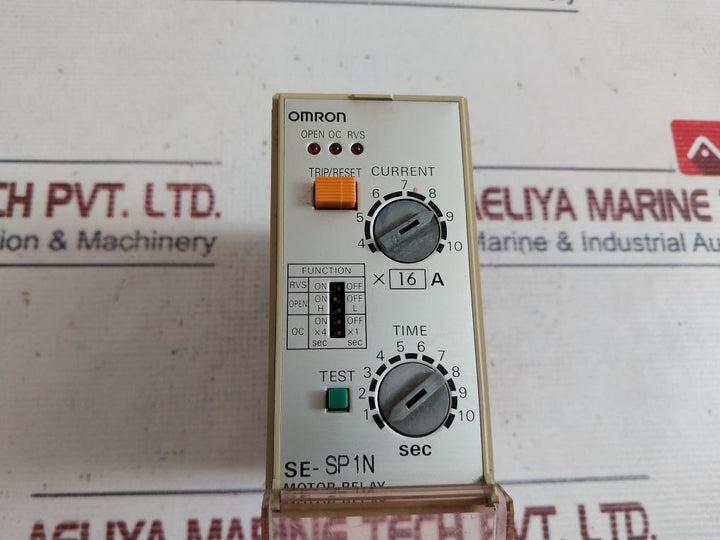 Omron Se-sp1N Motor Relay 1 To 10 Sec