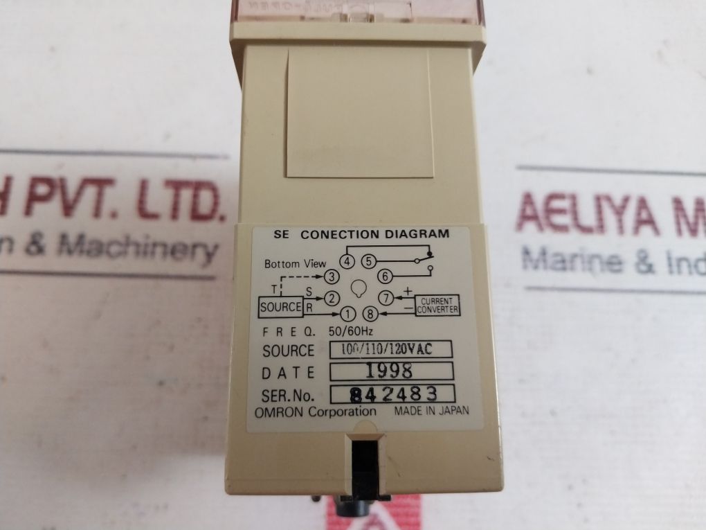 Omron Se-sp1N Motor Relay 1 To 10 Sec