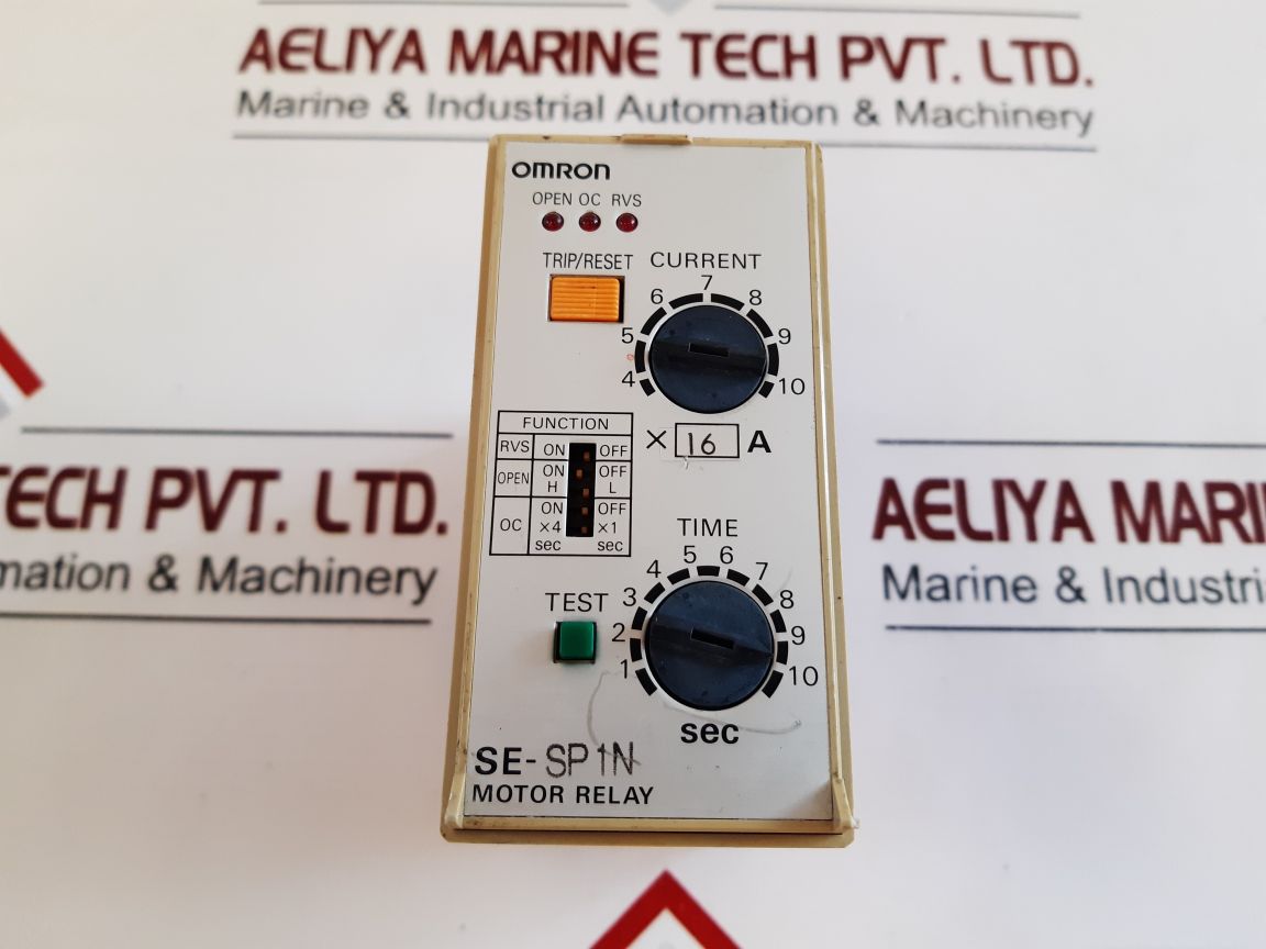 Omron Se-sp1N Motor Relay 250V 7.5A