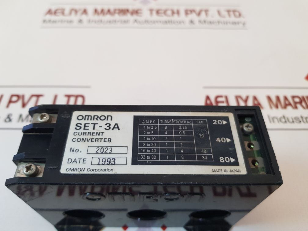 Omron Set-3A Current Converter