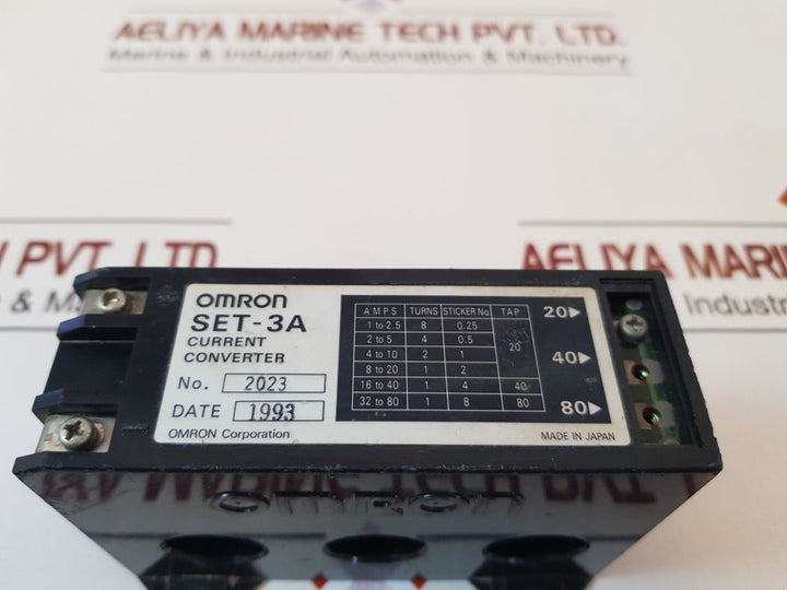 Omron Set-3A Current Converter