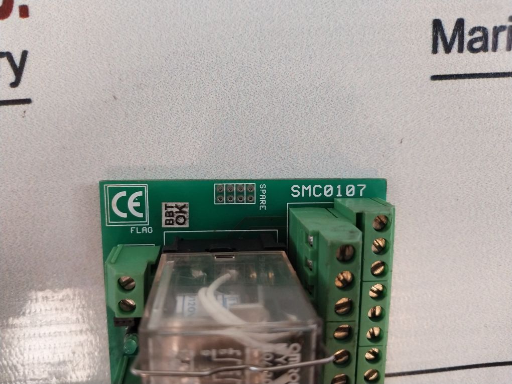 Omron Smc0107 Relay Circuit Board 110/120Vac