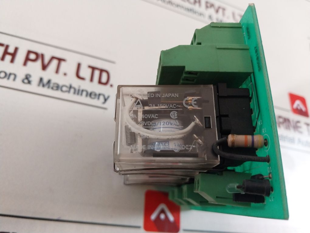 Omron Smc0107 Relay Circuit Board 110/120Vac