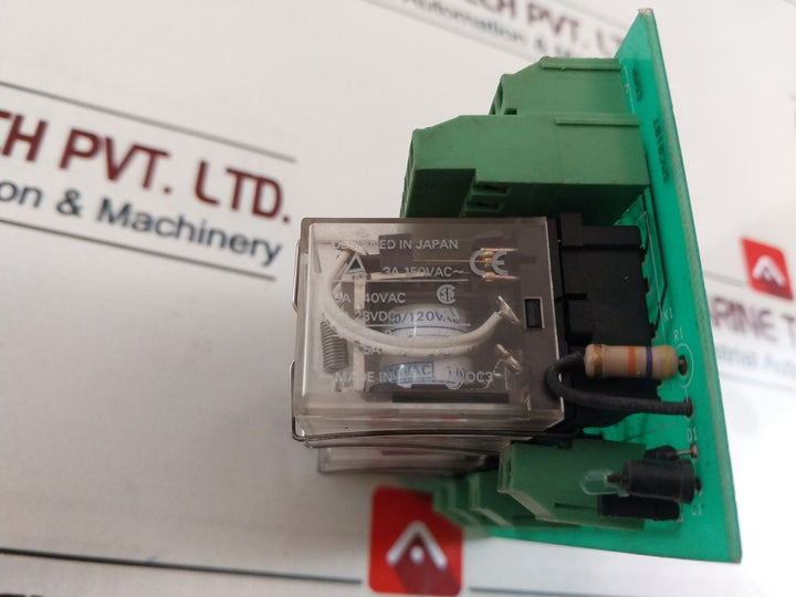 Omron Smc0107 Relay Circuit Board 110/120Vac