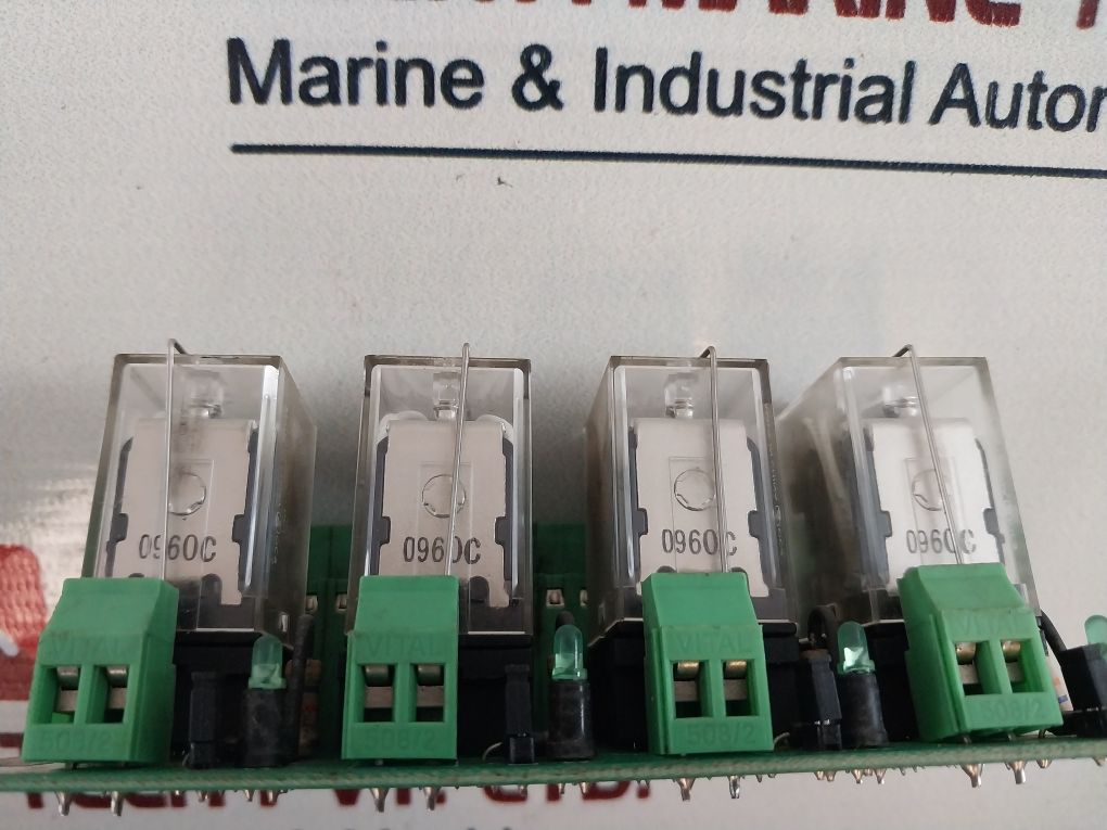 Omron Smc0107 Relay Circuit Board 110/120Vac