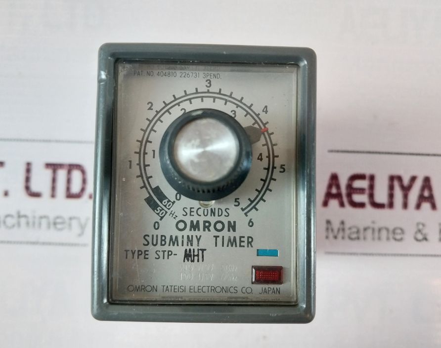 Omron Stp-mht Subminy Timer 404810 226731 3 Pend.Motor Driven Timer 220V Ac