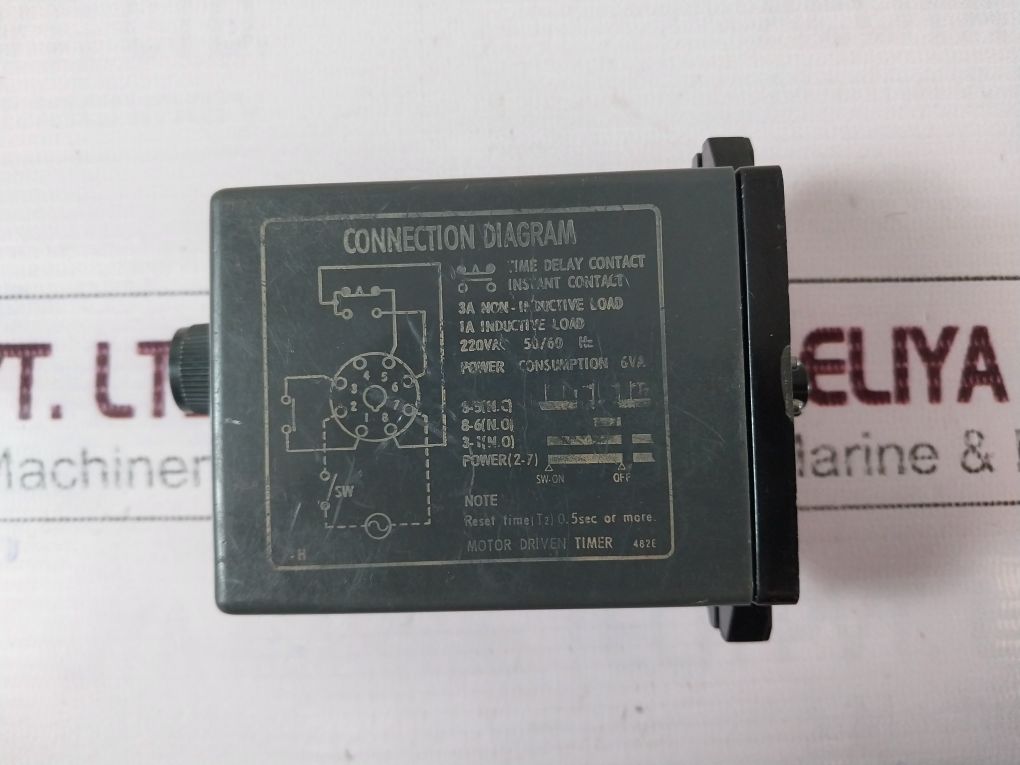 Omron Stp-mht Subminy Timer 404810 226731 3 Pend.Motor Driven Timer 220V Ac